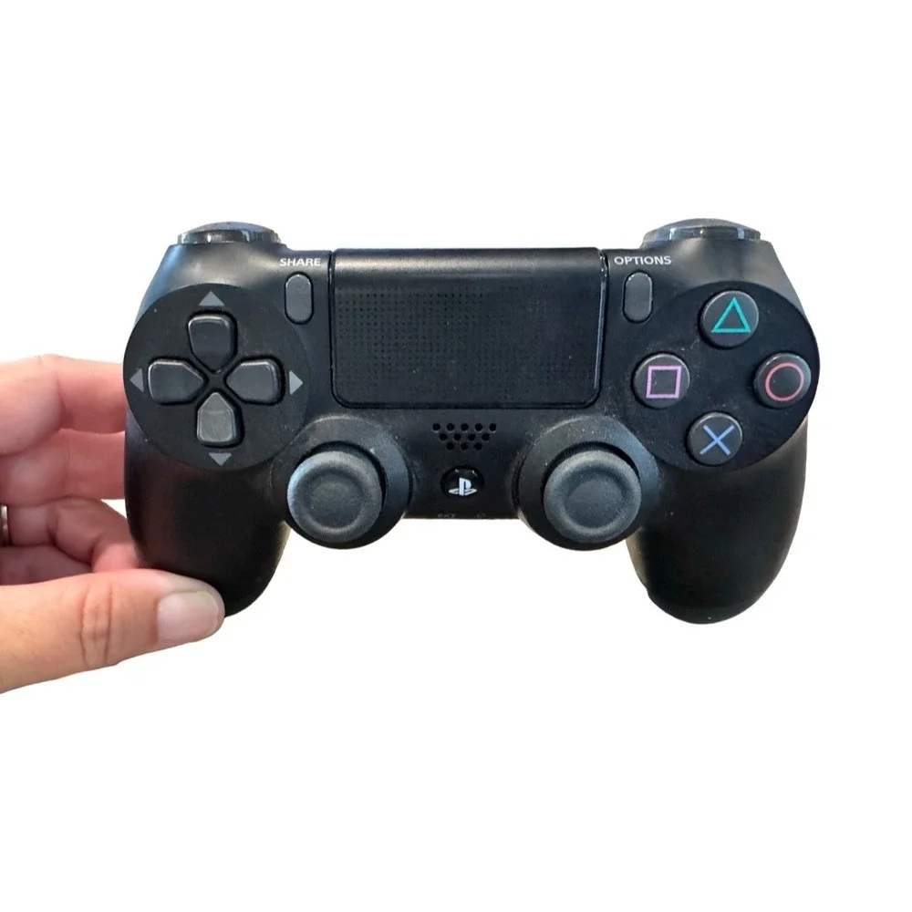 Sony PlayStation 4 DualShock 4 Wireless Controller Jet Black CUH-ZCT2U PS4
